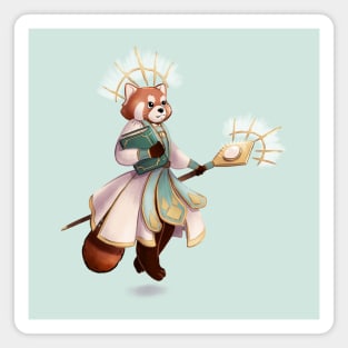 Red Panda Cleric Magnet